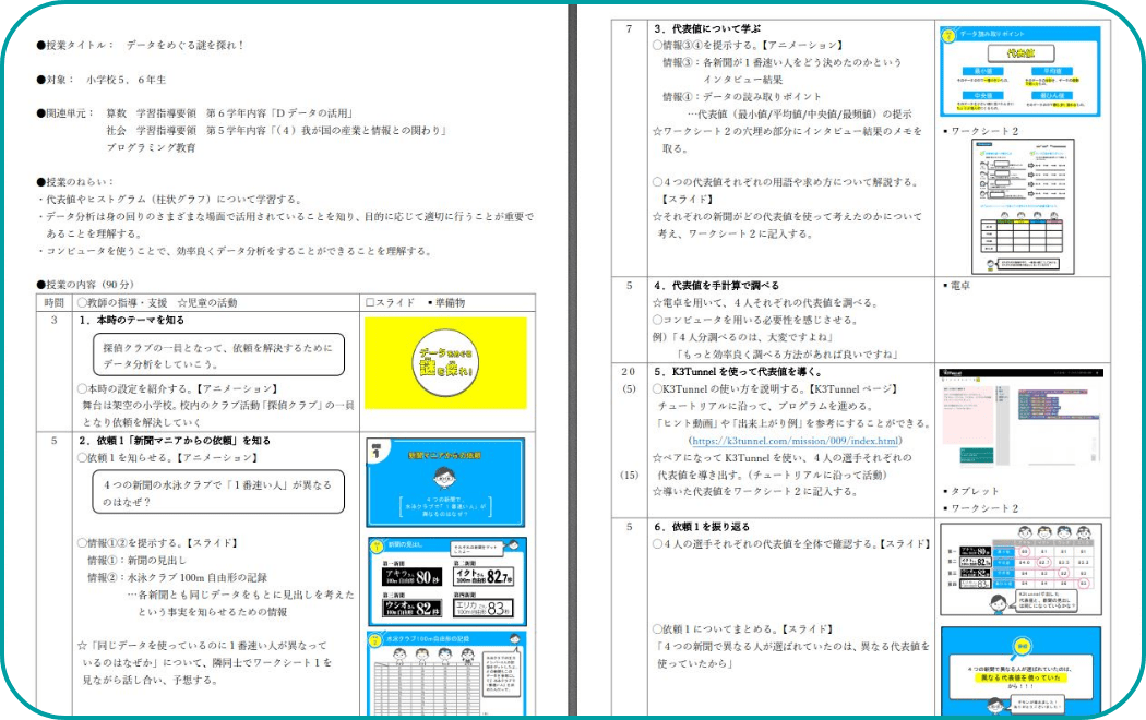 指導用ガイドブックも充実