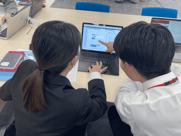 ペアプロの様子